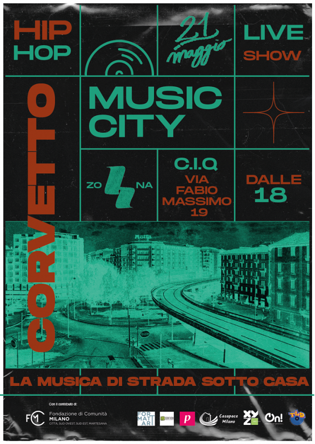 21 maggio: Corvetto Music City – La musica di strada sotto casa