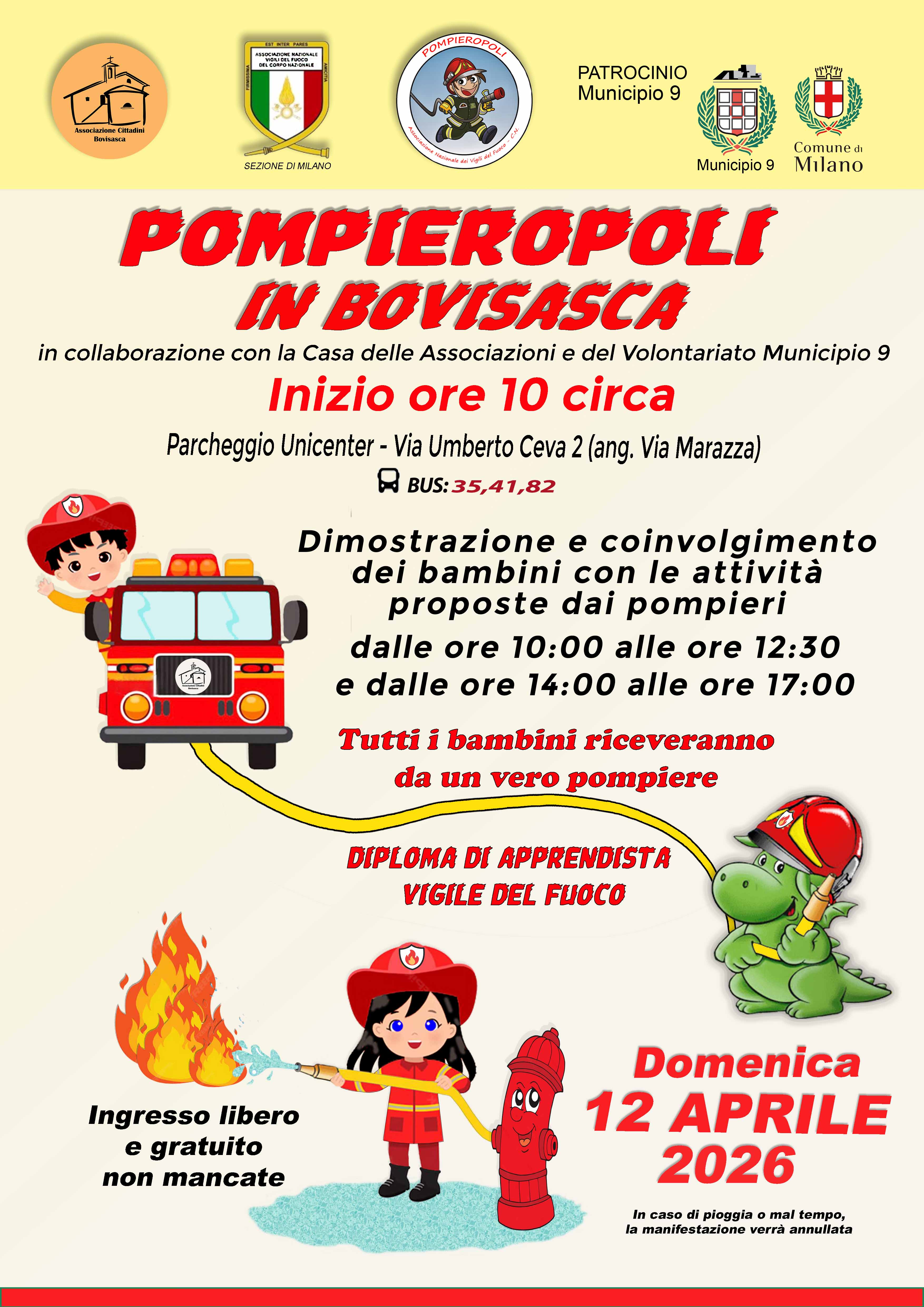 Pompieropoli in Bovisasca